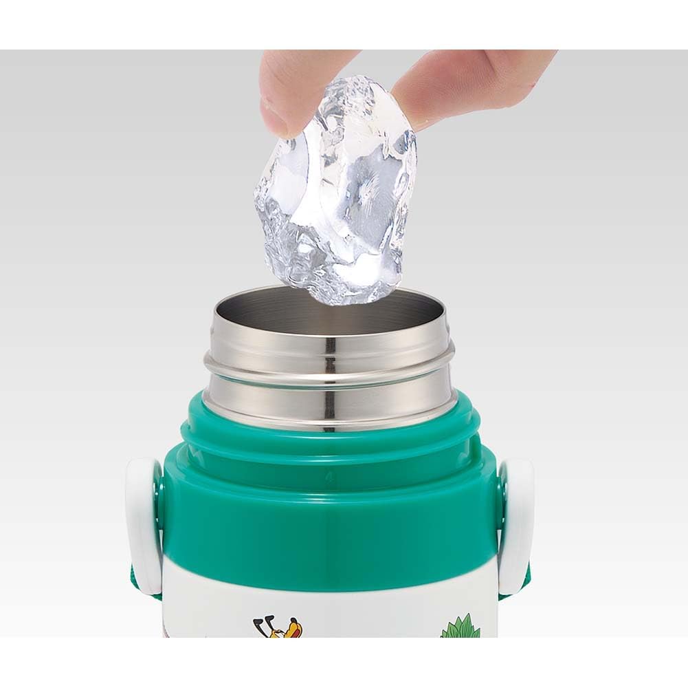 Skater Stainless Steel Water Bottle Direct Drinking 470ml Mickey Friends Dinosaur Child Friendly Lightweight Type Cold Storage Water Bottle Sports