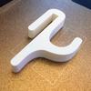 Bathroom Hook Wall Mount Rack Easy Installation Space-Saving Design Decorative Hook Stand Multi-Purpose Organizer for 8mm Glass