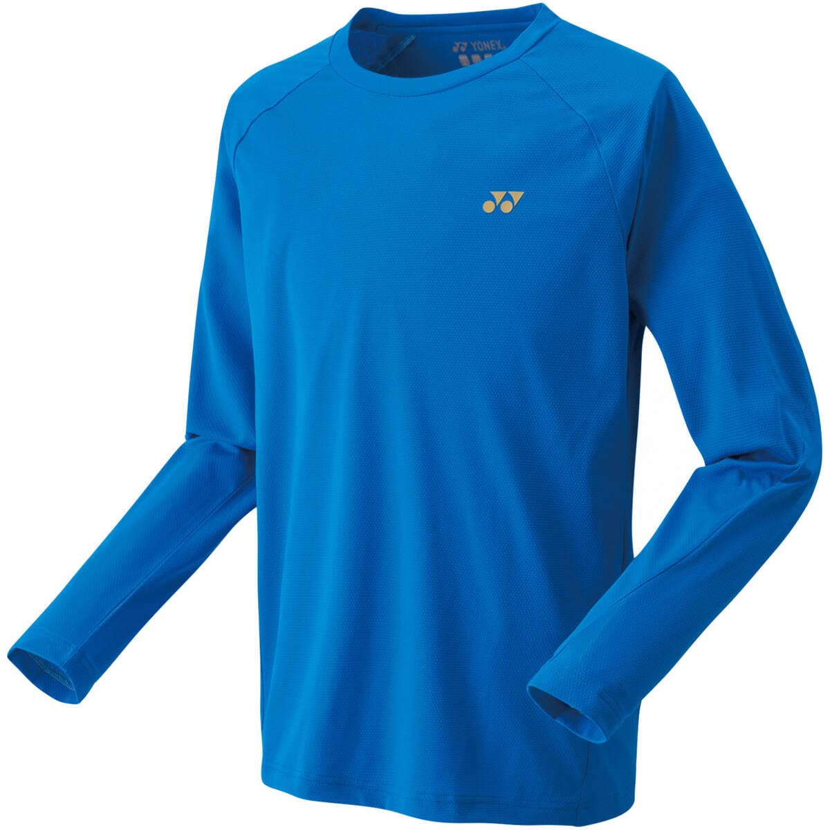 

Yonex Long Sleeve Ocean Blue Size S T-Shirt (Fit Style), (489),
