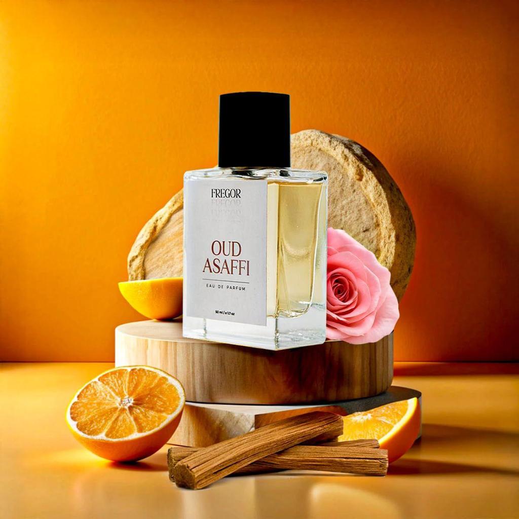 Oud Asaffi Eau De Parfum for Men 50ml | Perfume for Men Long Lasting Smell | Orange & Rose Notes Fragrance |