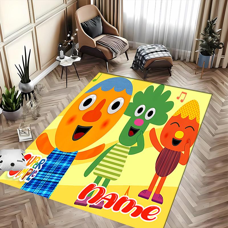 Custom personalization Super Simple Songs Area Rug - Perfect For Kitchen, Bathroom,Laundry Room Decor Large Size Available,Gift All Seasons