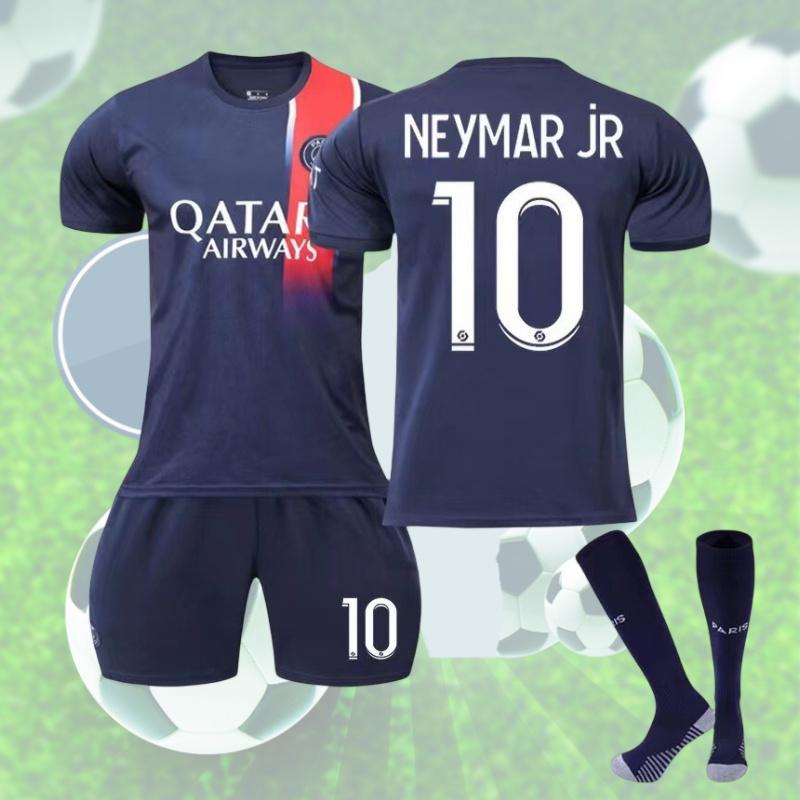 2324 Paris Saint-germain Football Kit Messi Neymar Mbappe Suitable For Kids