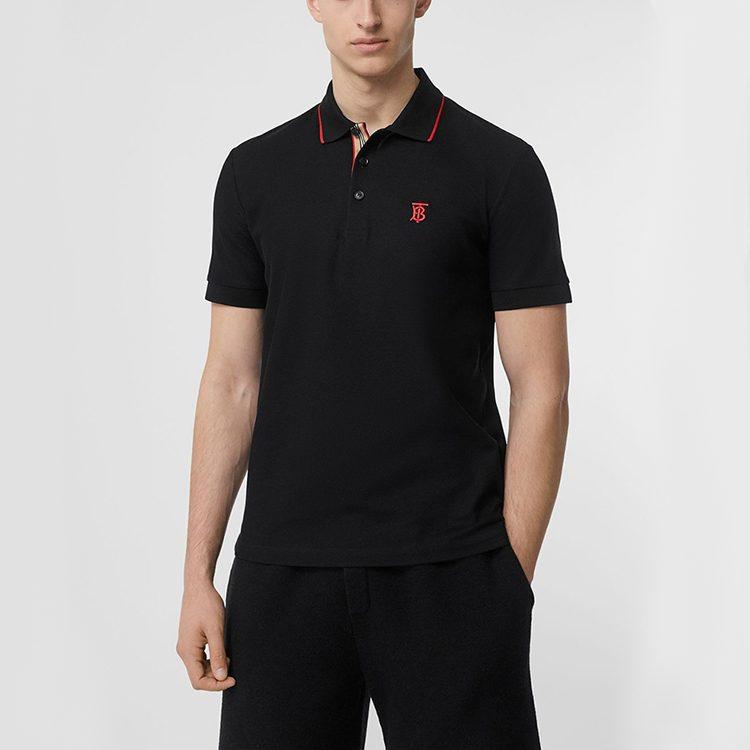 Burberry SS20 Polo Shirt Men's Black 80170031