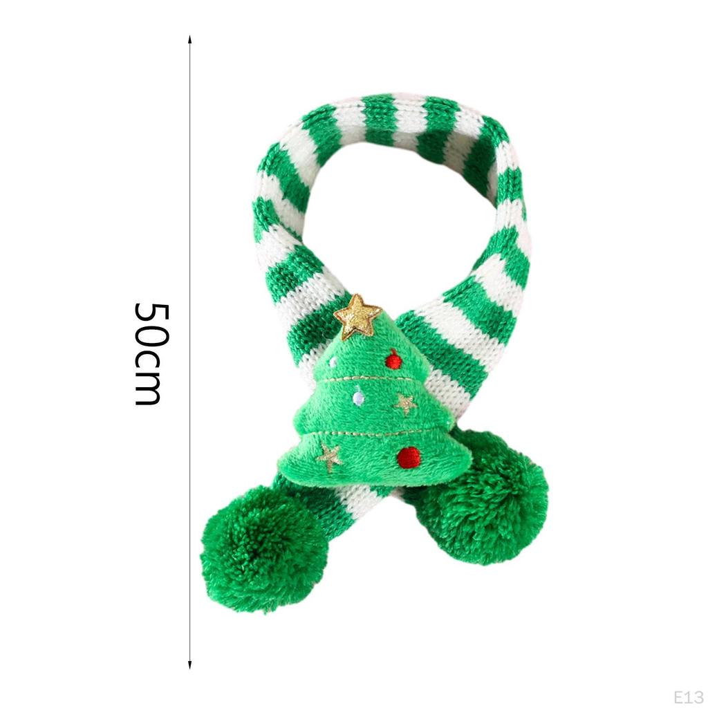 Festive Pet Neckwear - Stylish Winter Accessory for Dogs and Cats