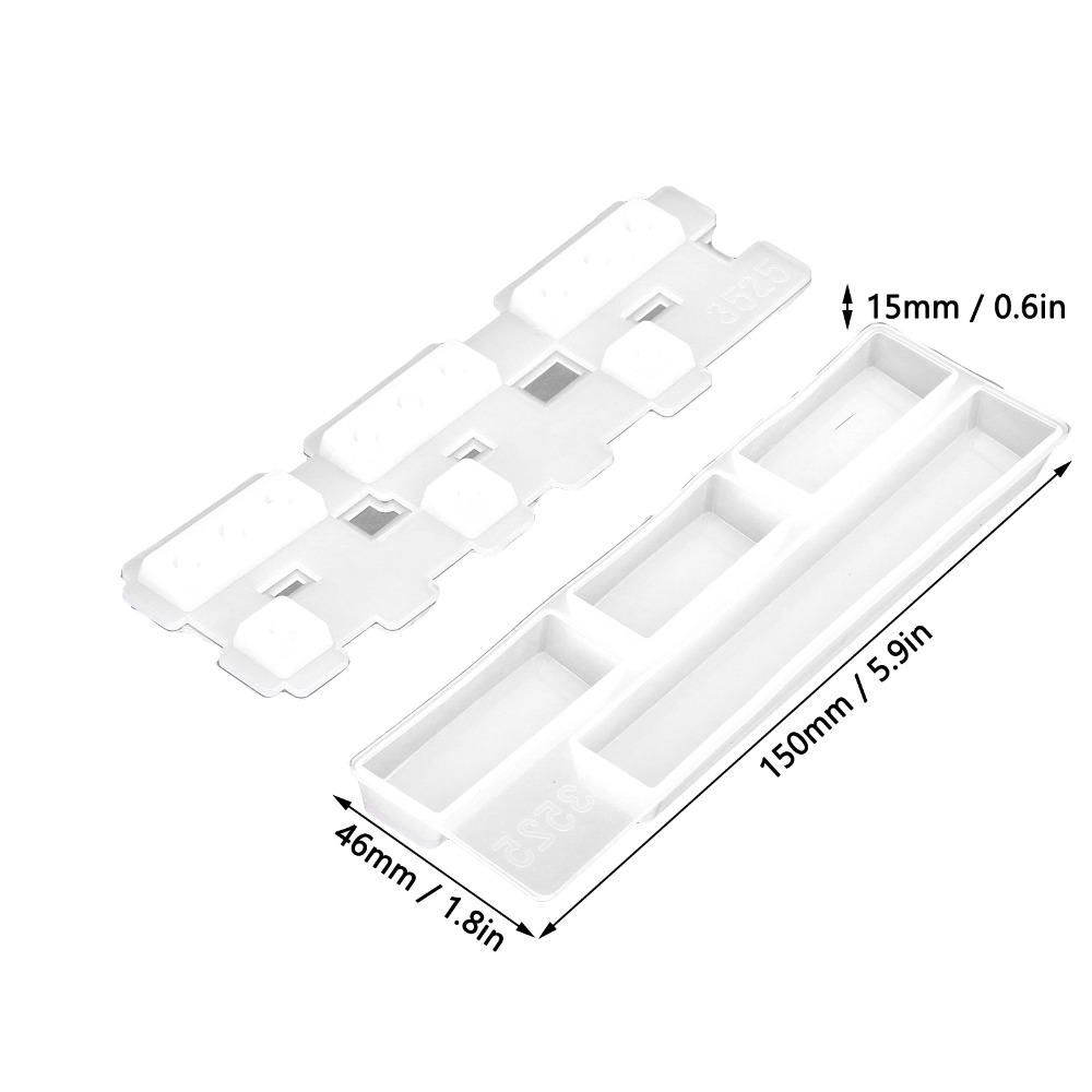 White Silicone Keycap Mould Reusable Bright Surfaces Keycaps Silicone Mould Clear Personally Constructed Resin Keycap Mould