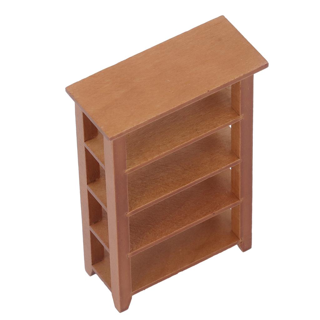 Doll House 4 Layers Shelf Vivid Lifelike Appearance Pure Color 1:12   Flower Stand for   Decoration Gifts