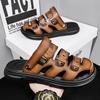 Men's sandals summer new fashion trend versatile personality platform two wear bag head slippers travel beach sandals