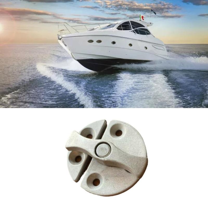Marine Boat Door Catch Latch Stainless Steel Door Latch Round 45mm Twist Lock for Boat and External Cabinet