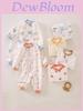 Grenouillère en Coton Bébé avec Tissu Antibactérien pour Nouveau-nés et Nourrissons