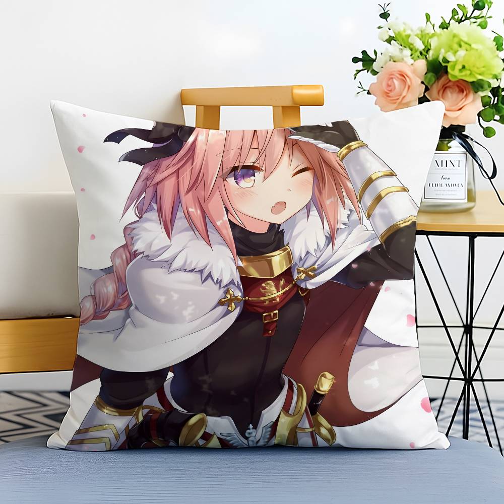 

Игра F-Fate Grand Order-MT Наволочка Астольфо Напечатанная Наволочка из матового флиса Прикосновение к коже младенца Экологически чистая сублимационная печать 12x12Inch