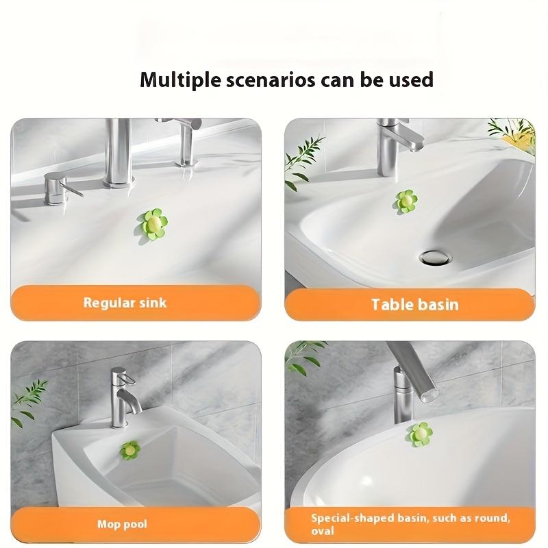 Blomformad propp för överloppshål i handfat - Dekorativt överdrag för badrum och kök, Vattenbesparande design, Enkel installation, Perfekt hemmapresent