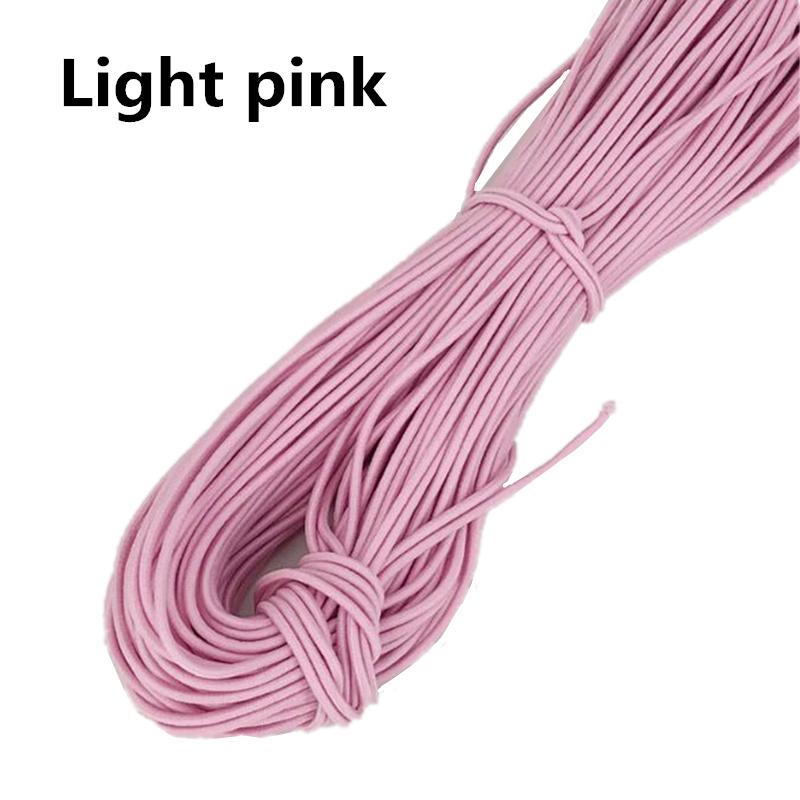 10yards 2mm Colorful High-Quality Round Elastic Rope Round Elastic Band Rubber Band Elastic Line Home DIY Sewing Accessories