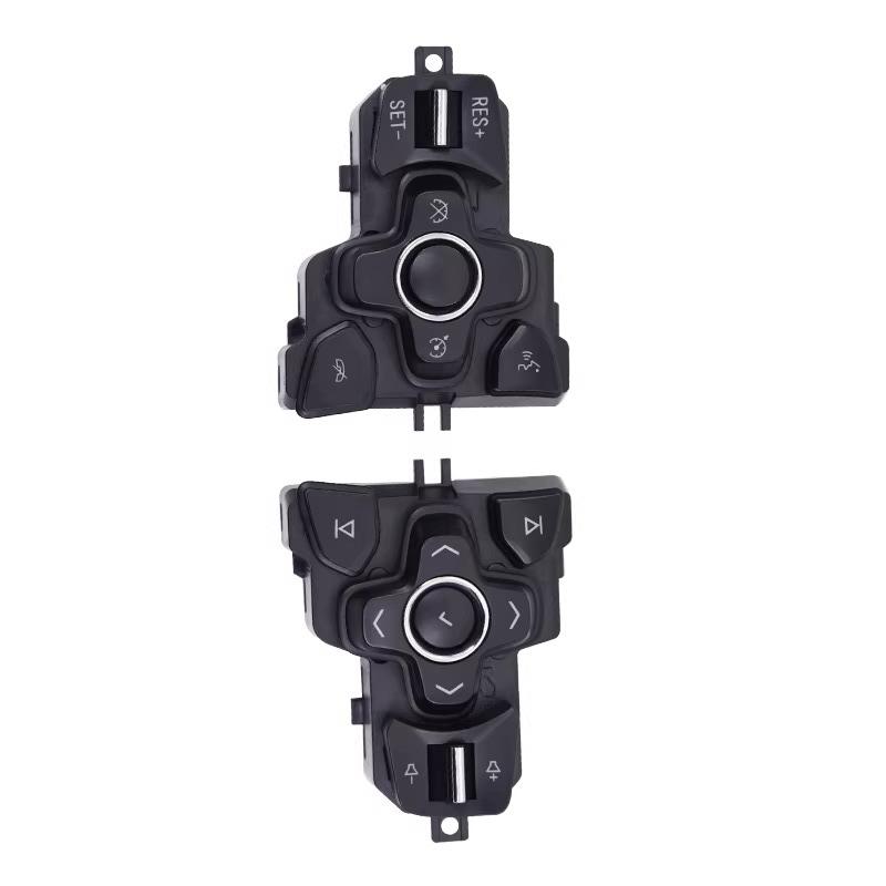 Left Right Function Steering Wheel Switch Cruise Volume Button Housing For 14-16 Buick Regal 13-15 Buick Lacrosse