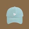 Korean Men Women Baseball Cap Cotton Snapback Hat Adjustable Puppy Embroidery Cap  Unisex
