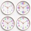 Mute Quartz Clock 12 Inch Silent Wall Clock Fashion Children Clock  Home Office Decorative