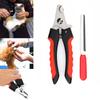 Tiernagelschere mit Feile Tiernagelschneider mit Verriegelung Krallenschere Set für Hund Katze
