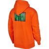 Nike Solid Color Logo Pullover Hoodie Long Sleeve Men Tops Electrolime-Orange DA4256-800