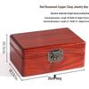 High-End Solid Wood Jewelry Box, Multi-Purpose Wedding Storage with Mortise and Tenon Design