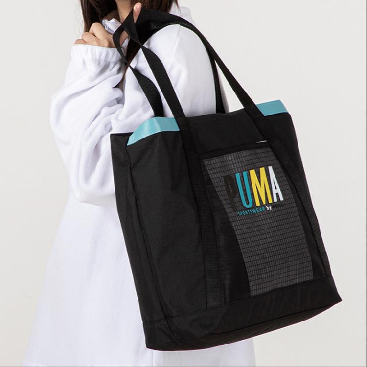 New PUMA Fabric Handbag, Shoulder Bag Regular Women's Black 078754-01