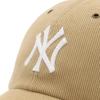 47 Brand Cap Clean Up MLB New York Yankees Corduroy Khaki 14858297 FSB36C2973