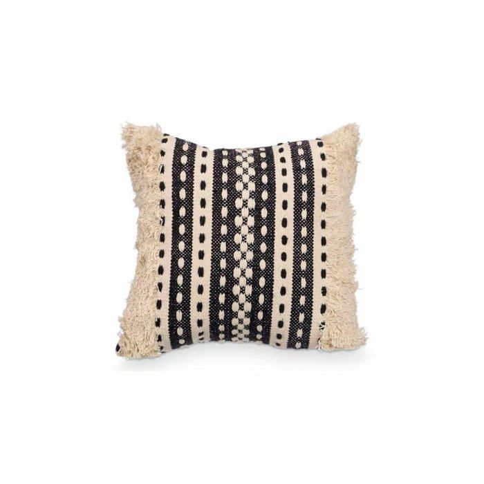 Coussin décoratif - Gift Decor - 4737 - Noir Beige - 45x15x45 cm - Lot de 6 - Taille unique - Poids 10,7 kg