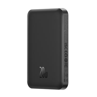 Mini Power Bank 5000mAh 20W USBC Cable 20V 3A Black