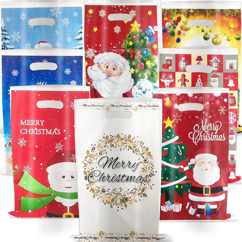 Christmas Candy Gift Bag with Pearlescent Design - Party Decoration