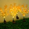 Solar Flowers Lights Solar Garden Lights IP65 Waterproof Dusk To Dawn Solar Garden Stake Lights for Garden Lawn Yard Outdoor Use