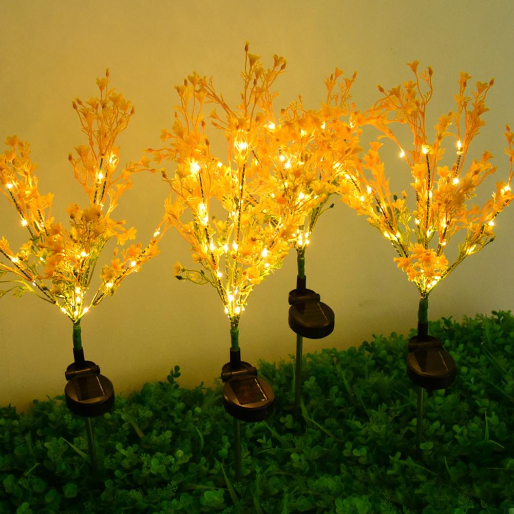Solar Flowers Lights Solar Garden Lights IP65 Waterproof Dusk To Dawn Solar Garden Stake Lights for Garden Lawn Yard Outdoor Use