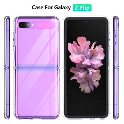 Custodia Slim Trasparente Rigida 1 mm in PC ad Alta Trasparenza per Samsung Galaxy Z Flip ZFlip