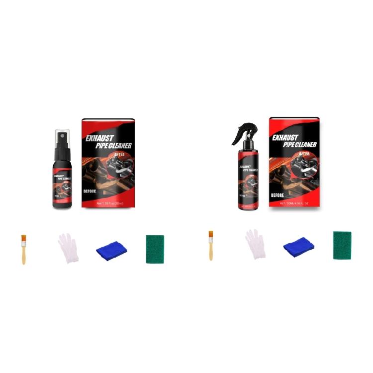 Auspuffrohrreiniger Sprays mit mitgeliefertem Werkzeug Rostentferner Sprays Entfernt Rost & Stellt Glanz für Autos & Motorräder Wieder her