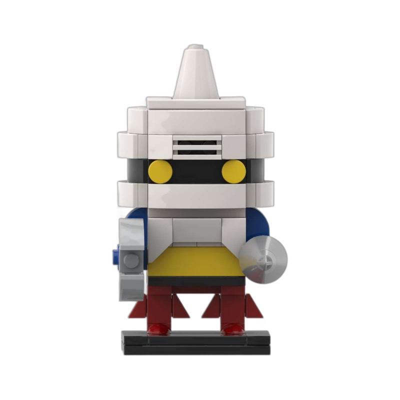 Building Block Small Particle Assembled 3D Doll