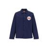 Long Sleeved Logo Printed Jacket FD65BL0629NG-77