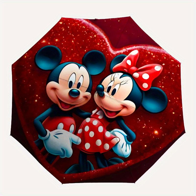 

1pc Mickey, Minnie Automatic Umbrella 8-Bone Design Compact Gear for Outdoor Travel, , Perfect Gift for Friends Birthdays yy250809003
