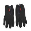 1 Pair Winter Screentouch Gloves Fleece Thermal Windproof with Zipper for Men Women Running Cycling Skiing