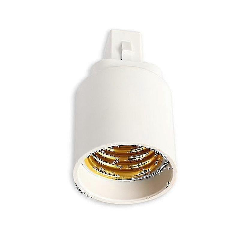 Abs Led G24 To E27 Adapter Socket Halogen G24d-1 Cfl Light G24d-2 Base Converter E27 -Yx