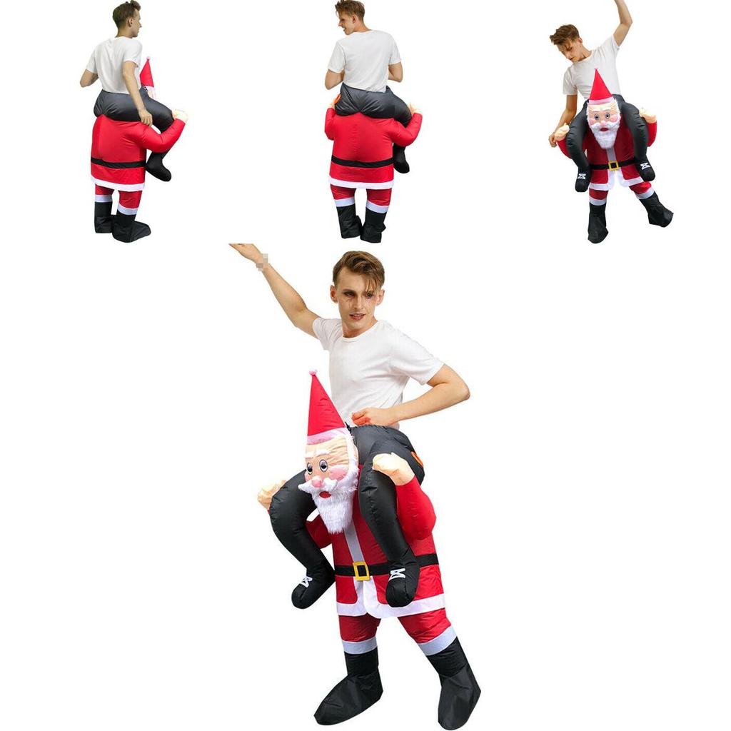 Inflatable Costume Christmas Santa Claus Outfit For Adults Perfect For Cosplay Events