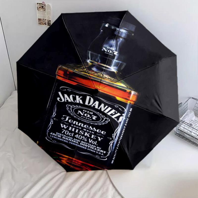 Jack Daniel's Legacy Automatic Umbrella - Suitable Travel Outdoor Portable Umbrella Birthday Gift Daily Essentials