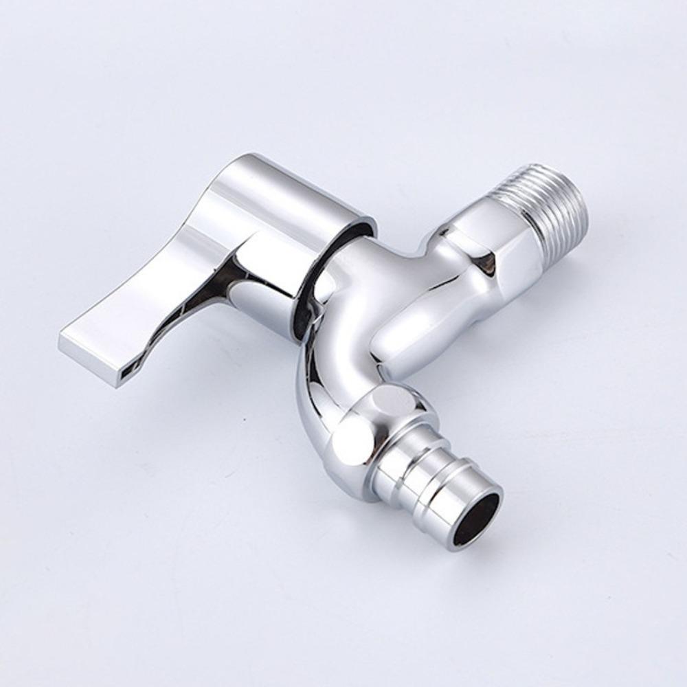 1/2" Universal Wall Faucet Stainless Steel Quick Open Washing Machine Faucet Outdoor Sink Garden Faucet Sink Accessories 1PC