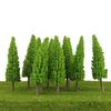 20 Scenery Landscape Train Model Metasequoia Trees :100