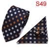 7.5Cm Business Tie Men'S Tie Set, Wedding Polyester Tie Gift Box