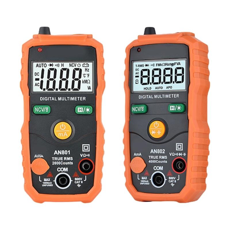 Multifunction Digital Multimete True RMS Handheld High Precisions Tester NCV Votage Current Resistance