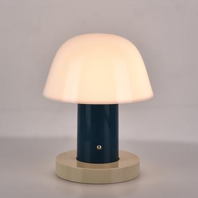 Schlafzimmer Wohnzimmer Esszimmer Outdoor Wiederaufladbare Pilz-Tischlampe LED Touch-Schalter Kleines Pilz-Nachtlicht
