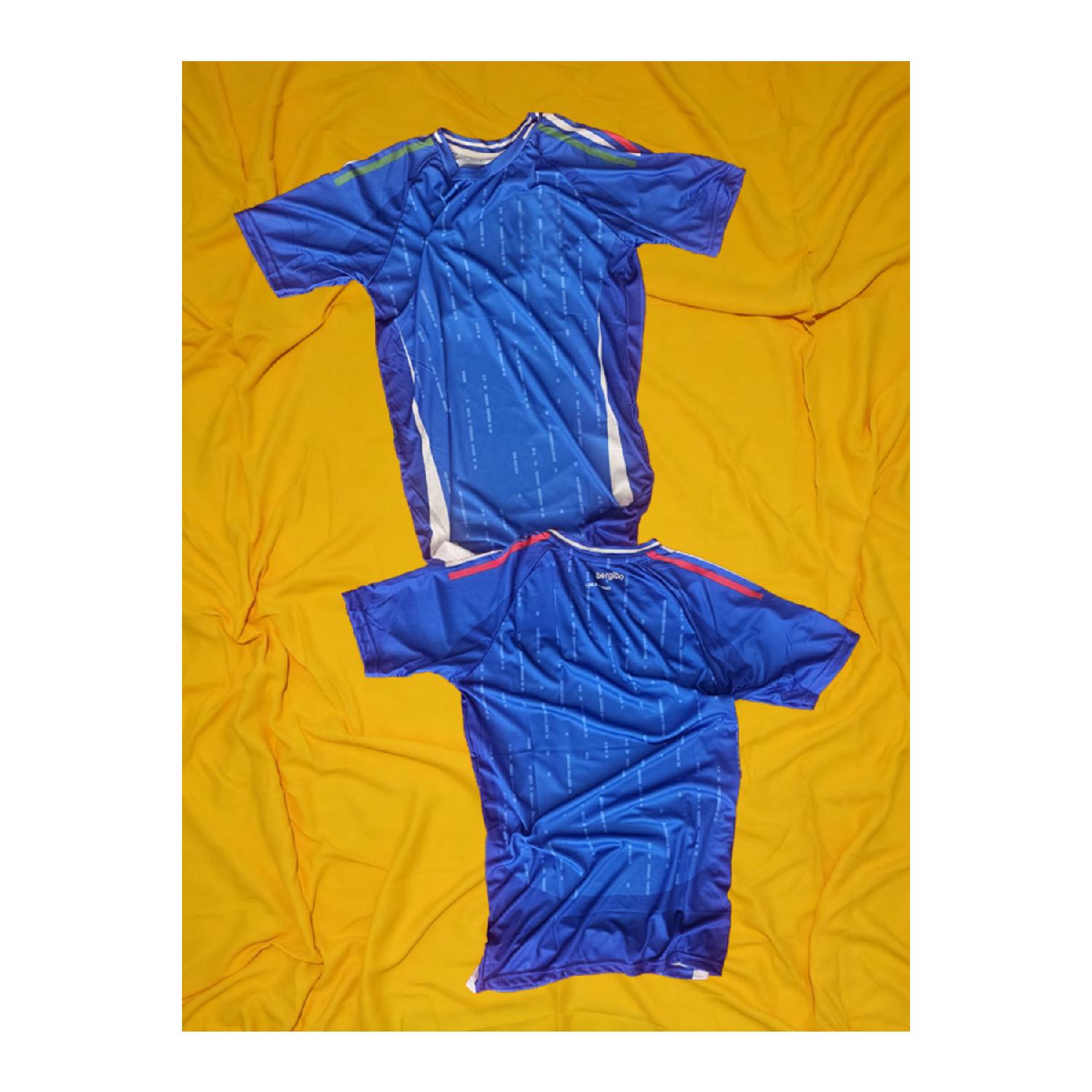 

Italy Euro Cup 2024 Blue Non-name Adult Jersey S синий