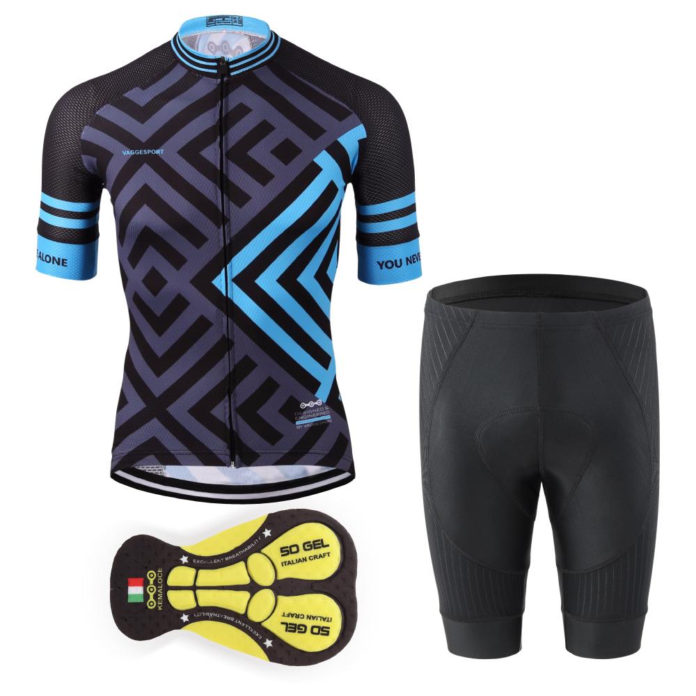 

2026 Summer Cycling Suit Set Road Team Pro Cycling Wear Blue Cycles Jersey Mtb Bicycle Men Breathable Cycling Clothing Summer Bike Clothes Suit Asian Size XS