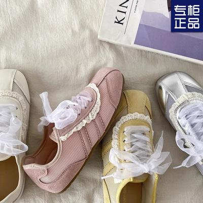 Mesh Comfortable Breathable Flat Casual Shoes Spring and Summer New Ballet Sweet Niche Forrest Gump Sports Shoes Women