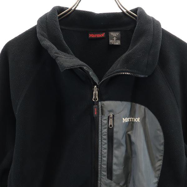 Marmot Fleece Jacket M Black Outdoors Men's Used