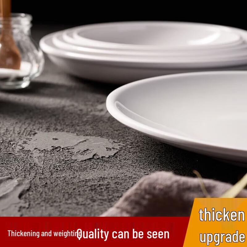 Jingbeier Melamine Imitation Porcelain Round Plate