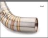 DUKE390/RC390 Stainless Steel Exhaust Mid-Section Connector for Motorcycle Modification
