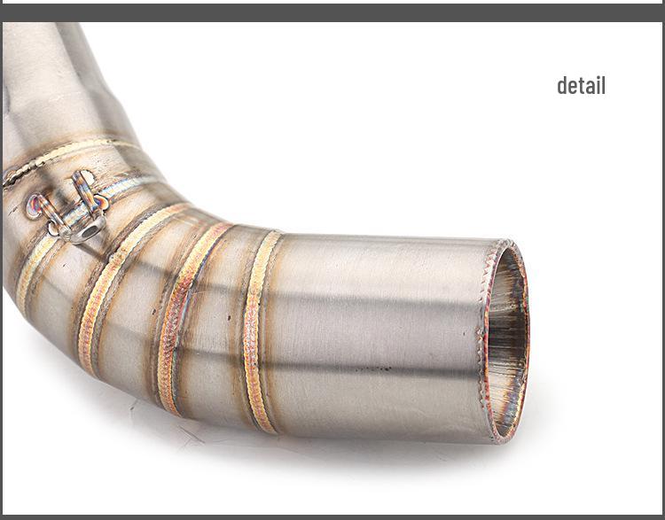 DUKE390/RC390 Stainless Steel Exhaust Mid-Section Connector for Motorcycle Modification